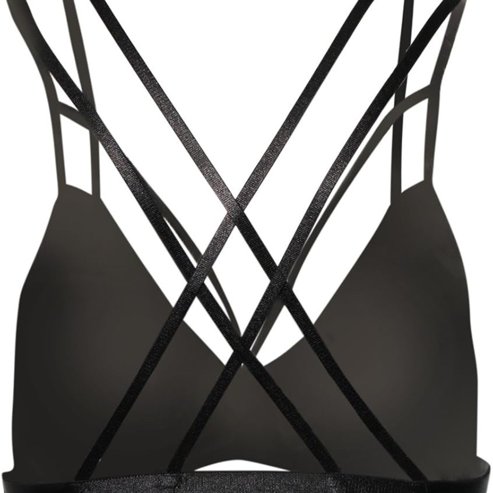 NWOT • Floral Embroidered Black Bralette - Picture 5 of 8